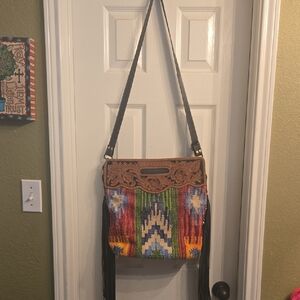 Myra Colorful Bohemian Fringe Bag